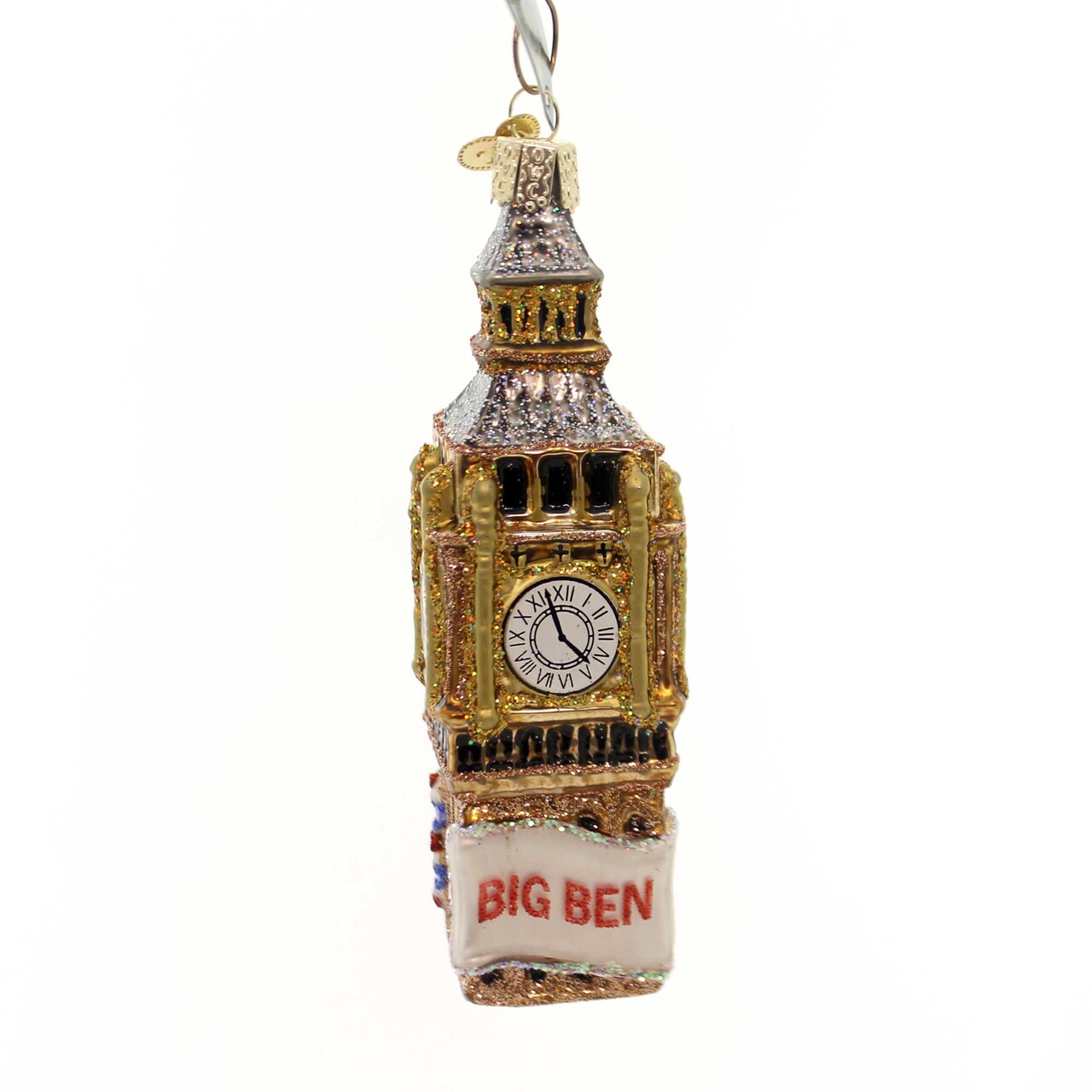Old World Christmas 5.0 Inch Big Ben Tree Ornament , Ornament Bell Clock British
